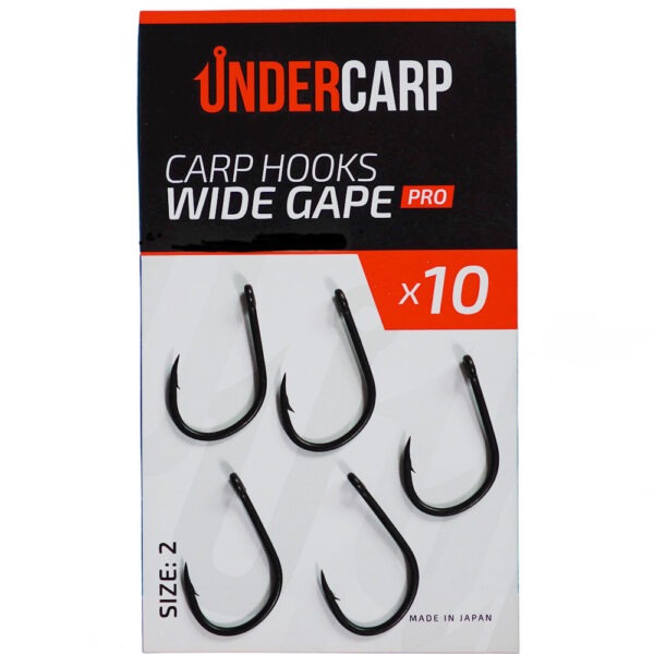 Carp Hooks Wide Gape PRO 4